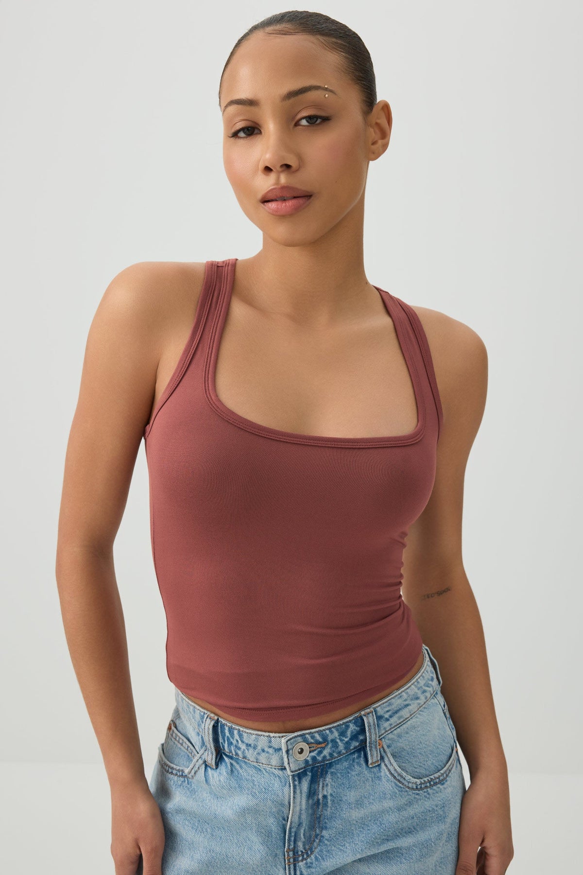 Basic Super Soft Racerback Tank Top