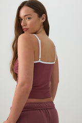 Contrast Binding Tank Top