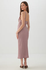 Textured Knit Midi Dress