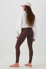 High Waisted Ribbed Leggings