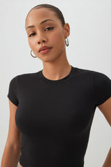 Crew Neck Crop Top