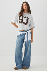 Dropped Shoulder Graphic T Shirt