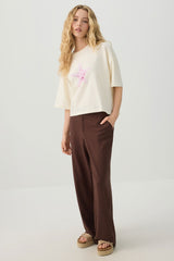 Dropped Shoulder Graphic T Shirt