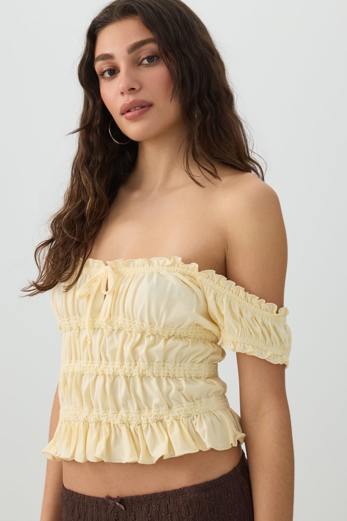Smocked Crop Top