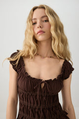 Smocked Crop Top