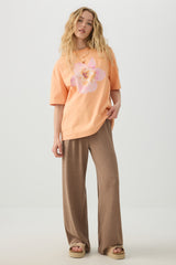 Longline Oversized Graphic T-Shirt