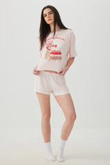 Knit Boxy Short PJ Set