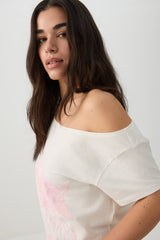 Guns 'N Roses Off Shoulder T-Shirt