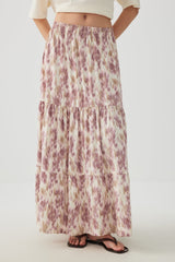 Tiered Maxi Skirt