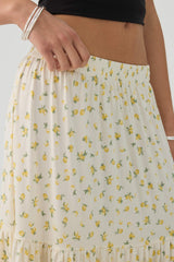 Tiered Maxi Skirt