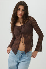 Lace Off Shoulder Top