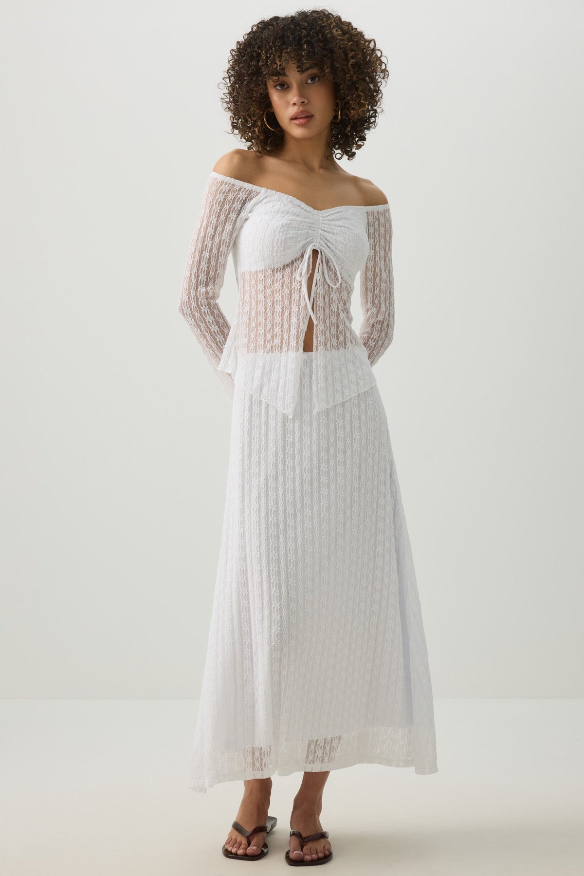 Midi Flowy Skirt