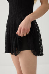 Lace Bustier Romper