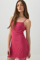 Square Neck Mini Dress