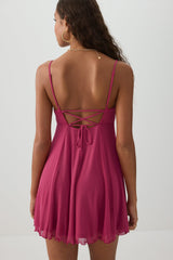 Floral Baby Doll Mini Dress