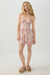 Floral Baby Doll Mini Dress