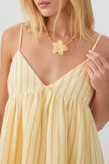 Tie-Back Mini Dress