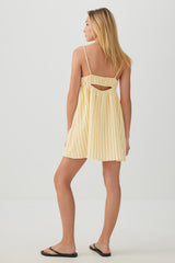 Tie-Back Mini Dress