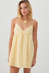 Tie-Back Mini Dress