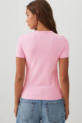 Basic Fitted Short Sleeve T-Shirt