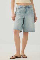 Low Rise Denim Jorts