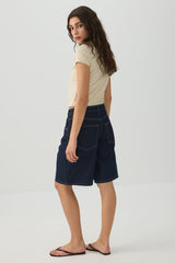 Low Rise Denim Jorts