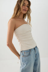 Tube Top with Side Shirring