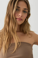 Tube Top with Side Shirring