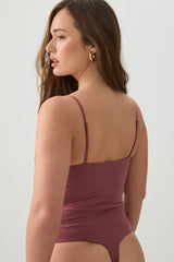 Bodysuit with Adjustable Spaghetti Straps