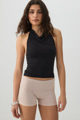 Mini Fold Over Biker Shorts
