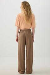 Drawstring Wide Leg Pants