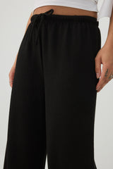 Drawstring Wide Leg Pants