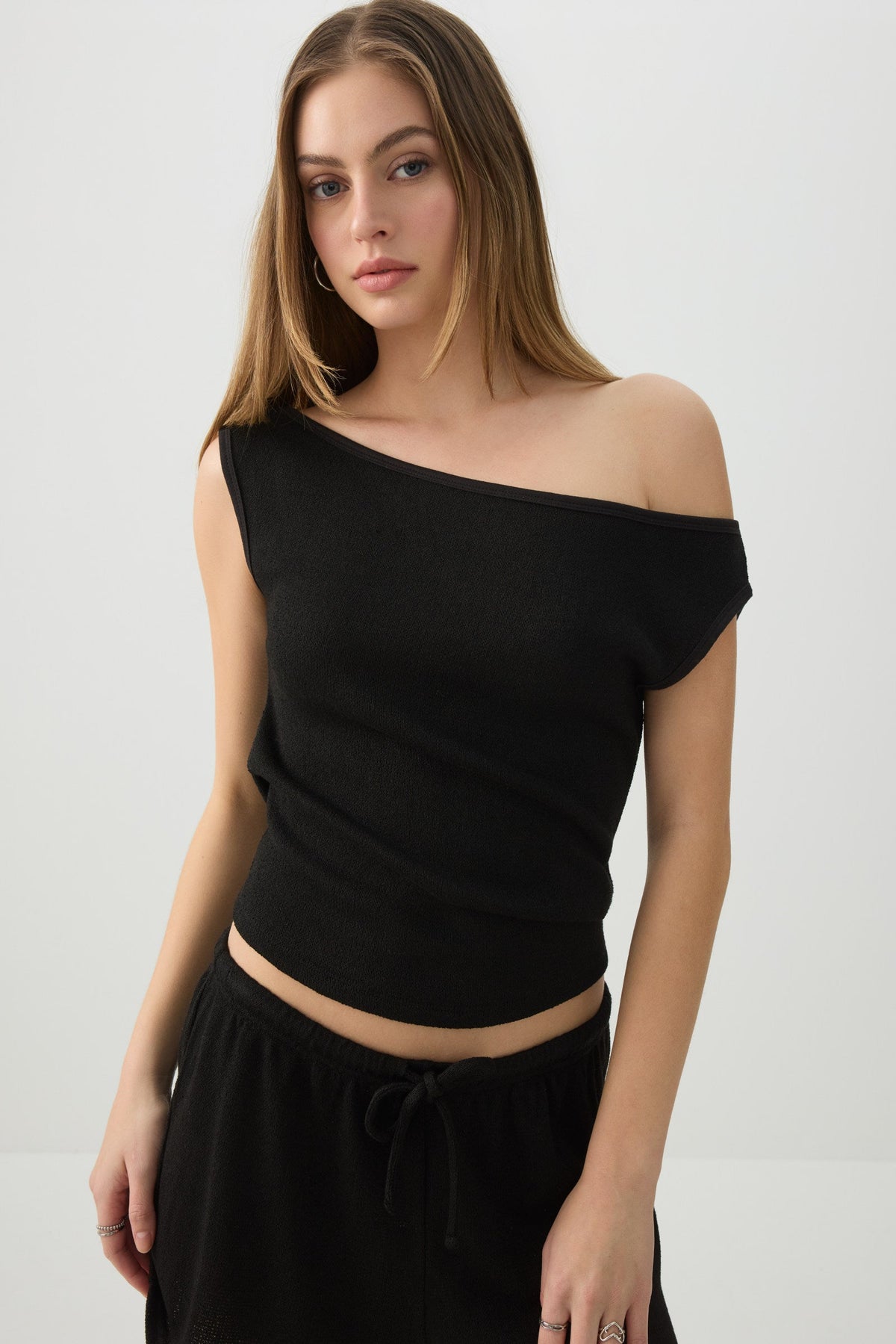 Off Shoulder Knit Top
