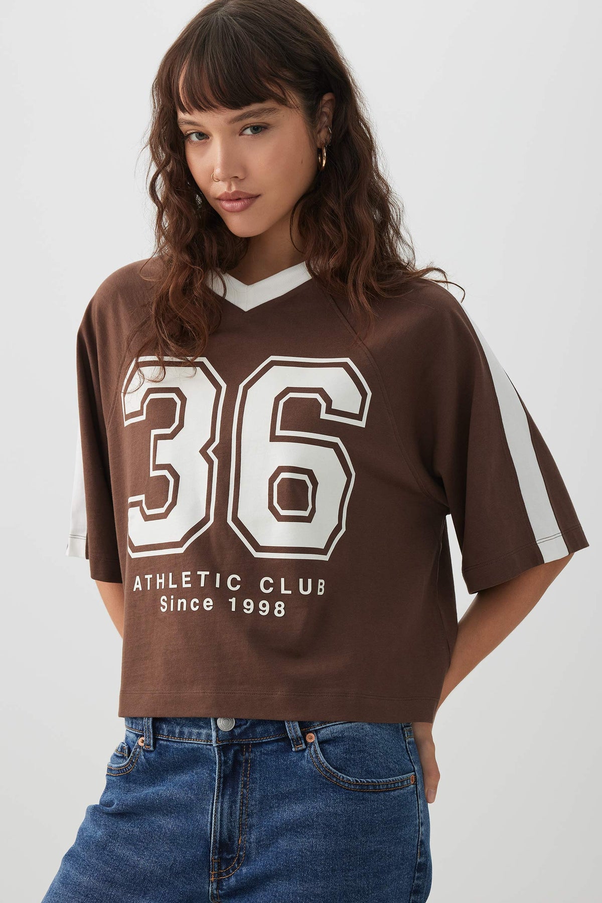 Short Boxy Jersey T-Shirt