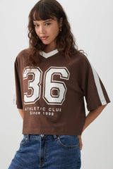 Short Boxy Jersey T-Shirt