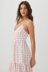 Smocked Tiered Maxi Dress