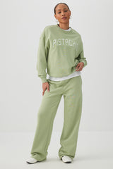 French Terry Wide Leg Pants