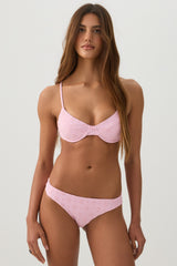 Eyelet Underwire Bikini Top