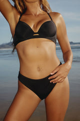 Criss Cross Back Push Up Bikini Top