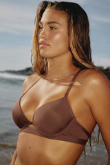 Criss Cross Back Push Up Bikini Top