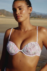 Ruched Cup Underwire Bikini Top