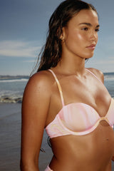 Printed Underwire Bikini Top