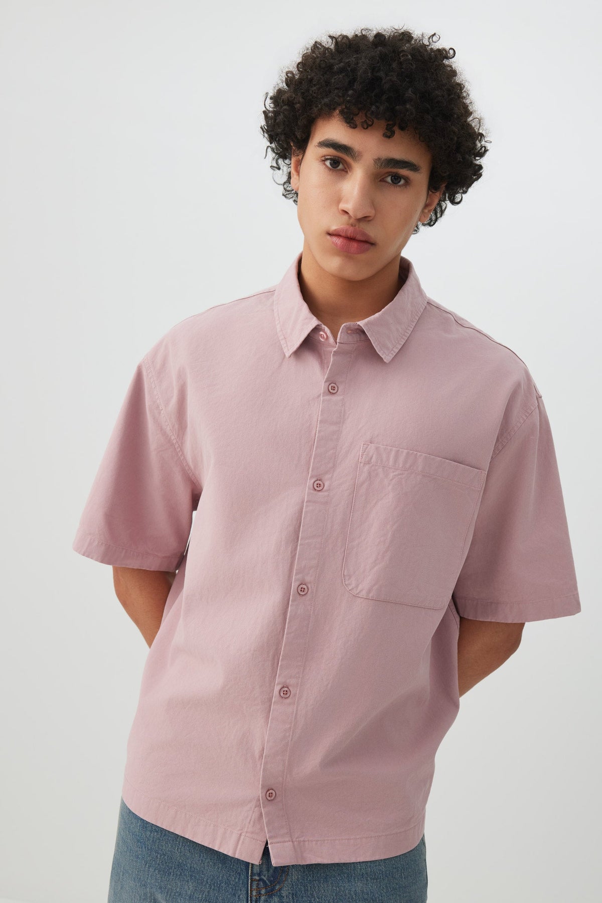 Boxy Short-Sleeve Shirt