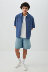 Boxy Short-Sleeve Shirt