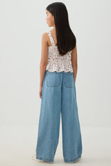 Flowy Denim Pants