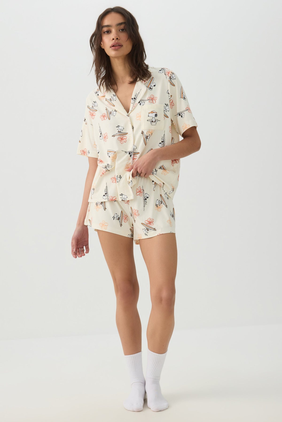 Snoopy Print Pyjama Set