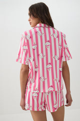 Hello Kitty Print Pyjama Set