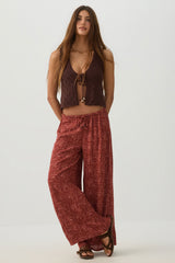 Lace Knit Tie Front Vest