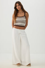Striped Sweater Tank Top