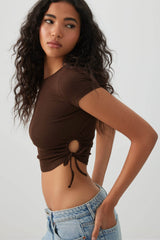 Ruched Side Ultra Crop Top